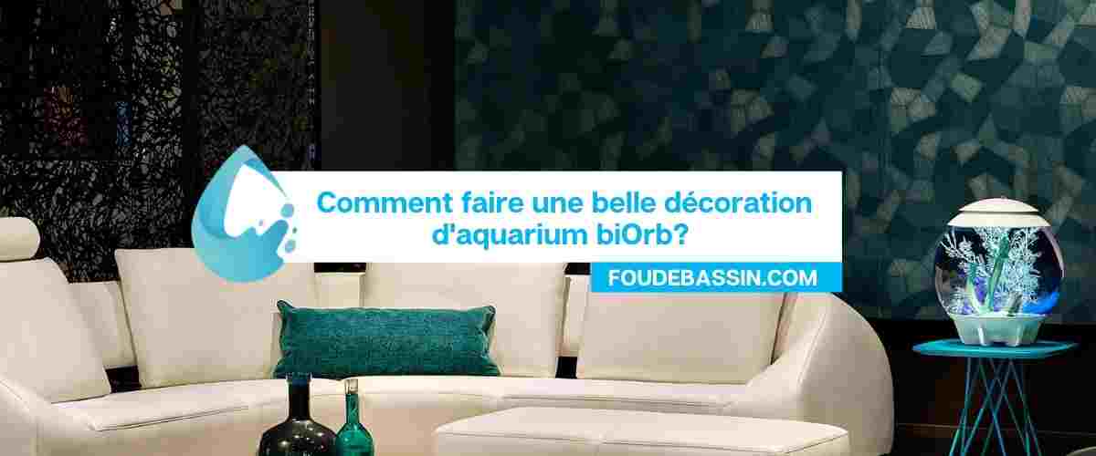 Comment faire une belle décoration d'aquarium biOrb?