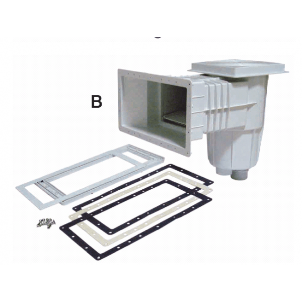 Aquaforte Skimmers Skimmer blanc grand beton/membrane grand 8717605097732 SB258