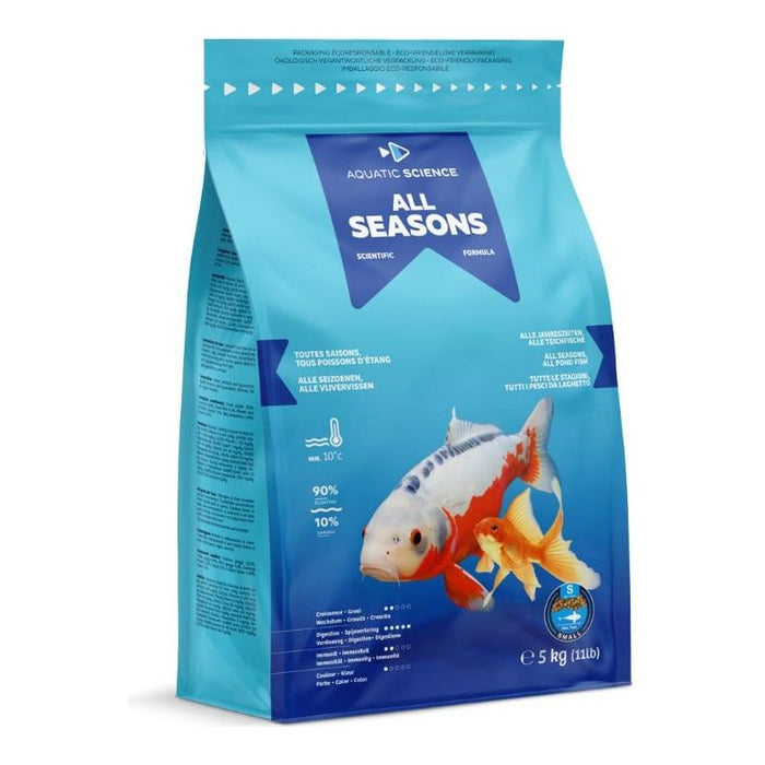 Aquatic Sciences Nourriture All Seasons SMALL 5kg - Aquatic Science - Aliment de base toutes saisons de qualité ASALLS5