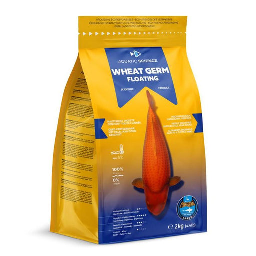 Aquatic Sciences Nourriture Wheat Germ LARGE Flottant 2kg - Aquatic Science - Adapté pour la préparation ou la récupération de l’hiver 5407012140383 ASWGFL2