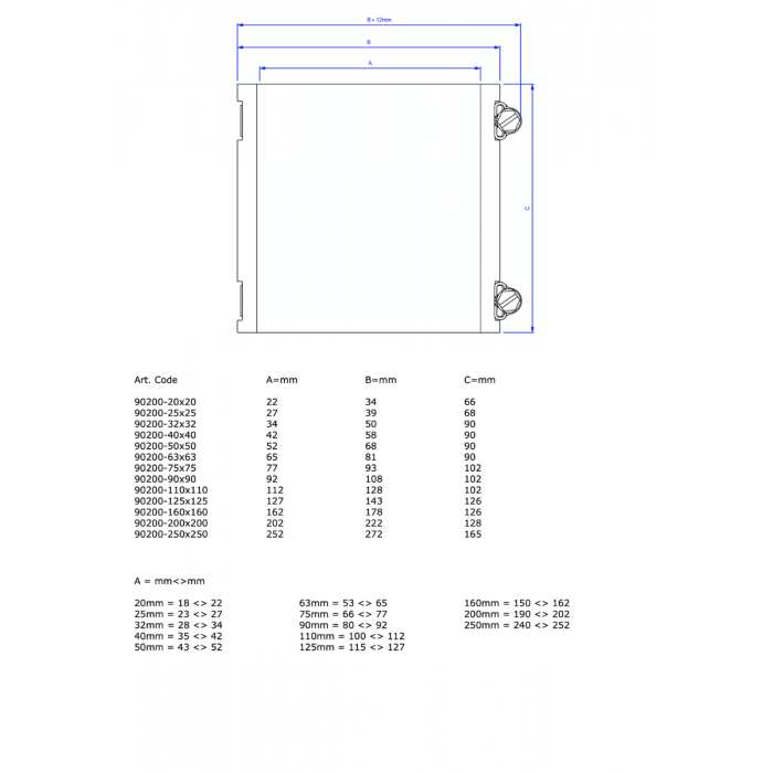 Aquitechnics Manchon souple caoutchouc 40mm 8717591051060 90200-40x40