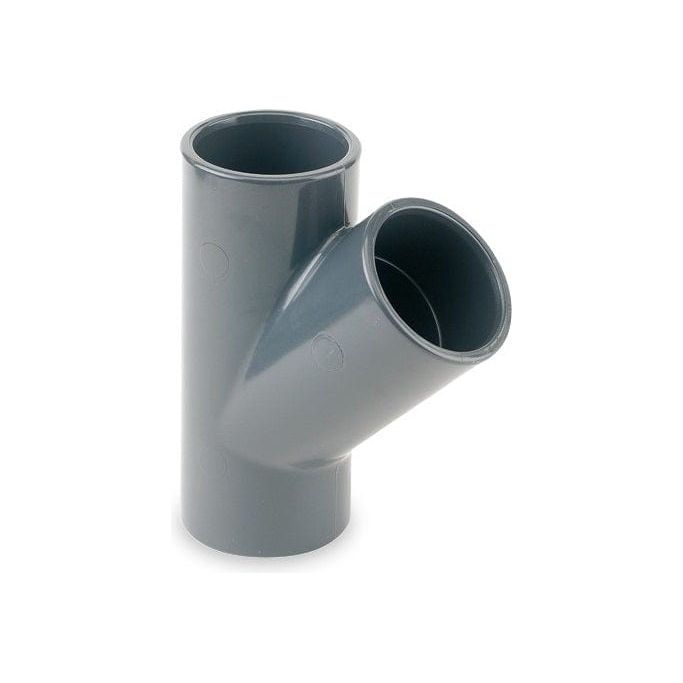 Aquitechnics PVC TÉ PVC À 45° Ø 50 mm 3917400099 1001345