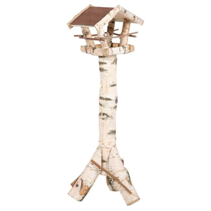 Benelux Mangeoires pour oiseaux MAISON D'HIVER EN BOIS NATUREL NR4 SUR PIED (2 PIECES) 5400351149048 14904