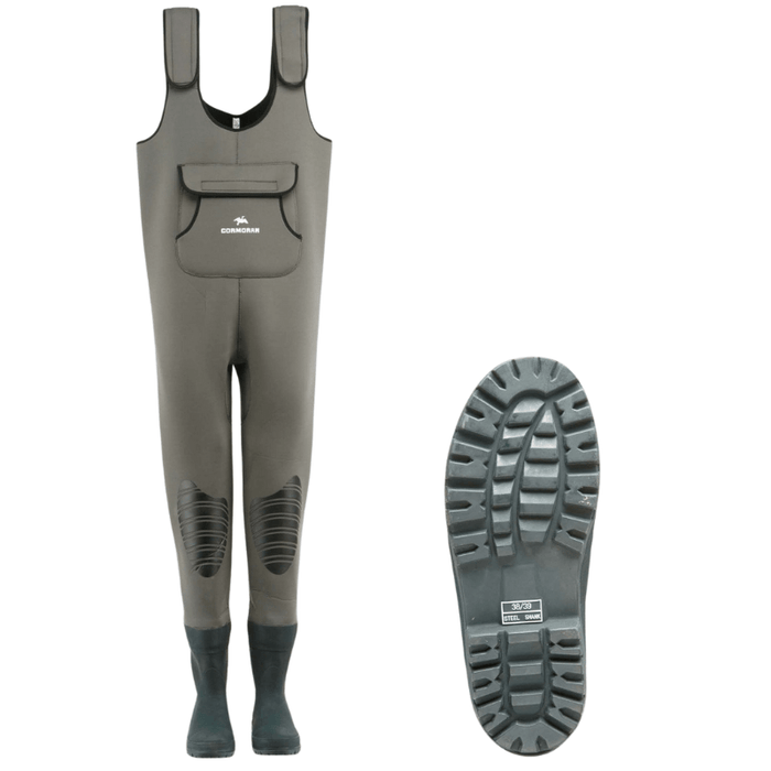 Cormoran Waders en néoprène, avec bottes en caoutchouc intégrées - Taille au choix - Cormoran