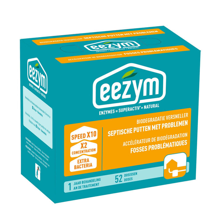 Eezym Accélérateur de biodégradation fosses problématiques (52 doses) 5410539217513 POU2002