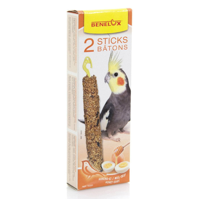FOUDEBASSIN.COM 2 BAGUETTES GRANDE PERRUCHES MIEL/OEUF BOITE BNL 5400351162511 16251