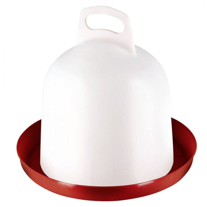 FOUDEBASSIN.COM Mangeoires & Abreuvoirs ABREUVOIR DOUBLE CYLINDRE NETTOYAGE FACILE 3L - ROUGE 4030836302616