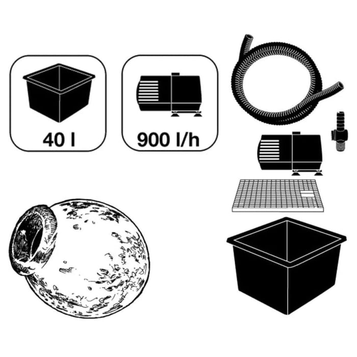 FOUDEBASSIN.COM Acqua Arte set Orange 8711465082808 1308315