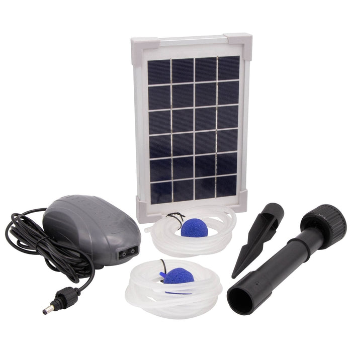 FOUDEBASSIN.COM Air® Solar 200 - pompe d'aération, 2x tuyau d'air 2m, 2x pierre effervescente, 8711465513760 1351376