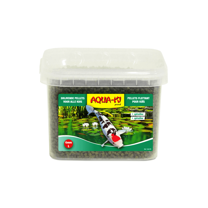 FOUDEBASSIN.COM AQUA-KI KOI SPIRULINE 6,0 MM 3,5 L - 1,30 KG SEAU 5400351003371 46678
