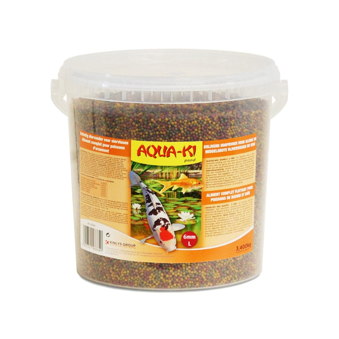 FOUDEBASSIN.COM AQUA-KI ORANGE POND 3 COULEURS 6,0 MM 10 L - 3,4 KG SEAU 5400351003364 46677