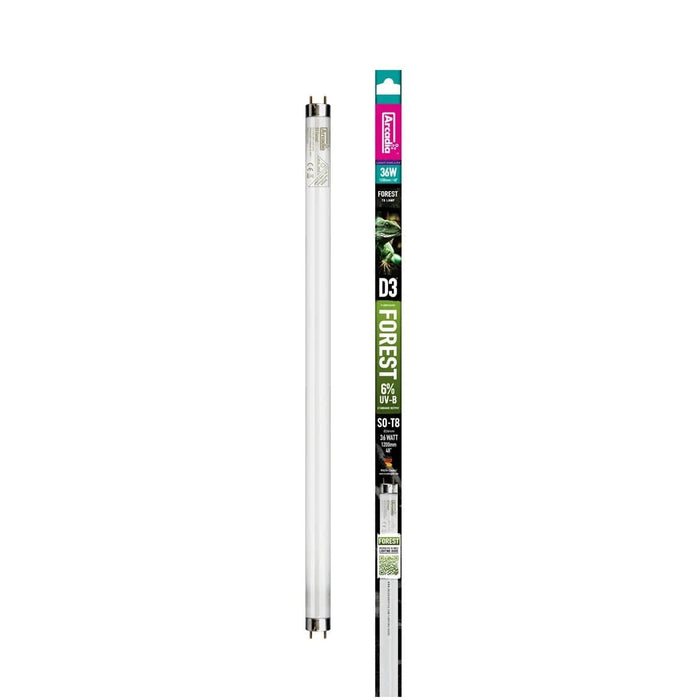 FOUDEBASSIN.COM ARCADIA D3 FOREST T8 LAMP 6% UVB 120CM 36 WATT 0830857000447 R2100375