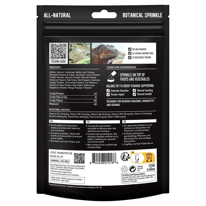 FOUDEBASSIN.COM ARCADIA EARTH PRO DRAGON FUEL 125 GRAM 0844046012166 R9100030