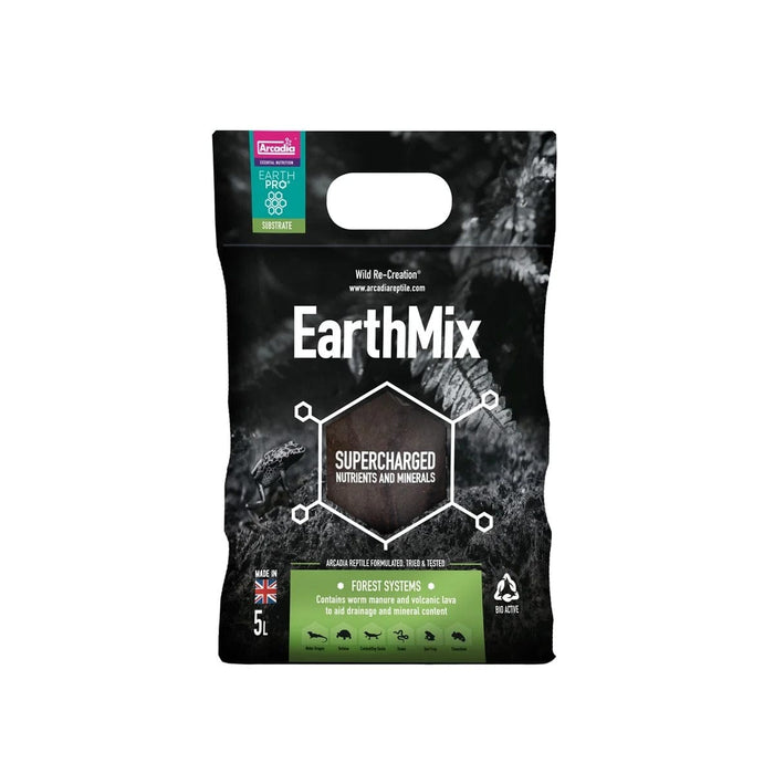 FOUDEBASSIN.COM Substrats pour reptiles ARCADIA EARTHMIX 5 LITRE 0844046001078 R4100020