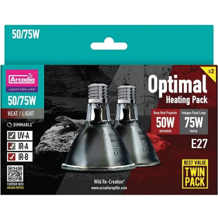 FOUDEBASSIN.COM ARCADIA OPTIMAL HEATING PACK 75W HALOGEN 50W DEEP HEAT 5018296000128 R2100113