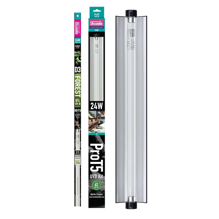 FOUDEBASSIN.COM ARCADIA PRO T5 UVB KIT FOREST 6% UVB 24 WATT 0844046000576 R2100315