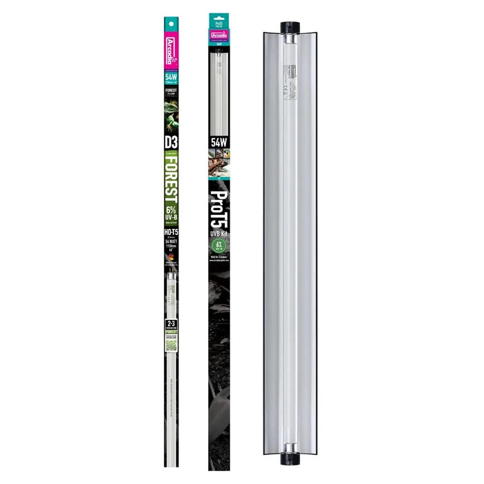 FOUDEBASSIN.COM ARCADIA PRO T5 UVB KIT FOREST 6% UVB 54 WATT 0844046000651 R2100325