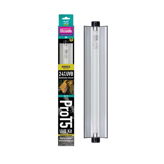 FOUDEBASSIN.COM ARCADIA PRO T5 UVB KIT SHADEDWELLER ARBOREAL 2,4% UVB 8 WATT 5060127656981 R2100345