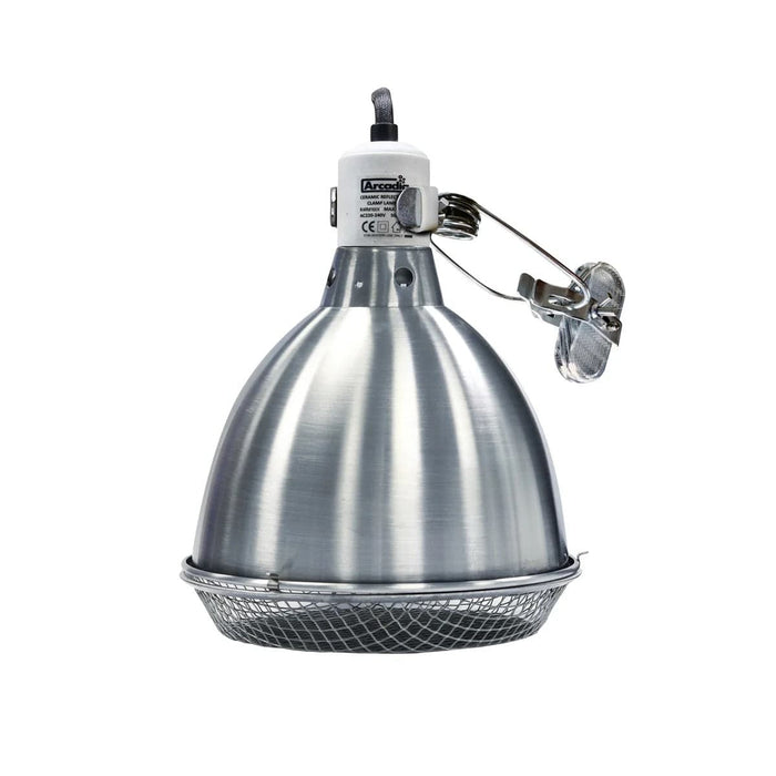 FOUDEBASSIN.COM ARCADIA REFLECTOR CLAMP LAMP WITH CERAMIC HOLDER E27 20CM STAINLESS STEEL 0844046004123 R2100085