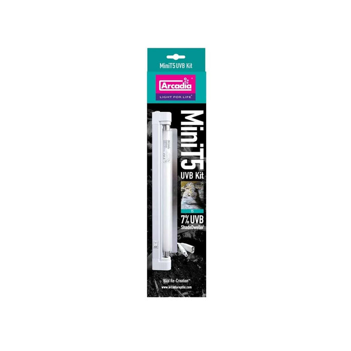 FOUDEBASSIN.COM ARCADIA T5 UVB MINI KIT SHADEDWELLER 7% UVB 8 WATT 0844046000569 R2100290