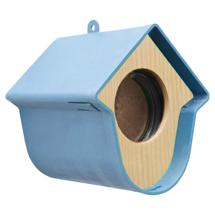 FOUDEBASSIN.COM Mangeoires & Abreuvoirs EVIE PORTE POT BEURRE DE CACAHUÈTE+NICHOIR+MAISON BLEU 8713864997509 17925