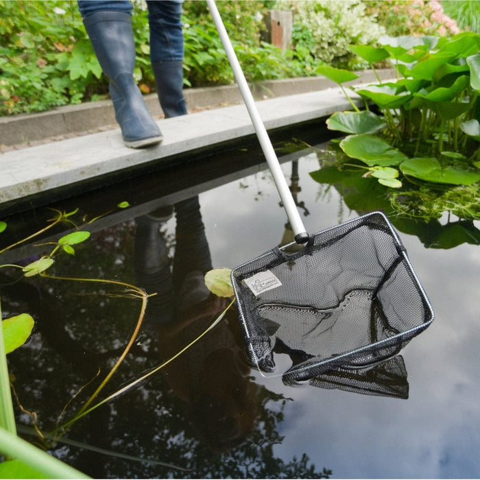 FOUDEBASSIN.COM PondNets - épuisette de bassin avec manche en aluminium, grandes mailles noires - L100 cm 8711465644174 1064417
