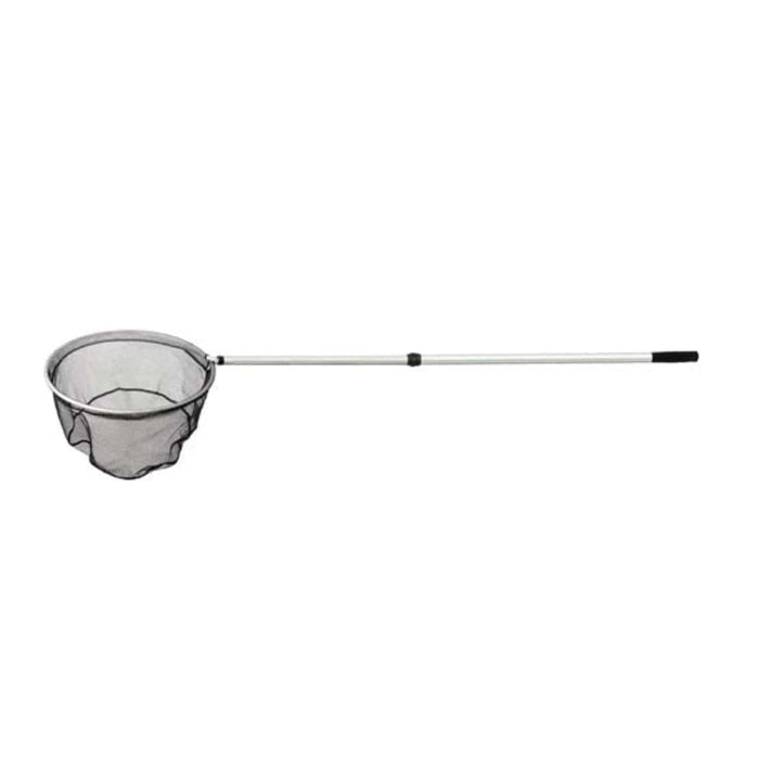 FOUDEBASSIN.COM PowerNets "Fish" - épuisette taille large forme ronde Ø40 cm, grande maille 3mm noir, manche téléscopique 80-140 cm 8711465721554 1372155
