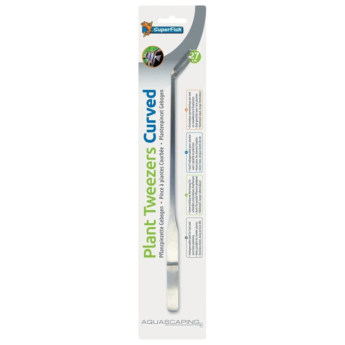 FOUDEBASSIN.COM SF STAINLESS STEEL PLANT TWEEZERS 27 CM CURVED 8715897336652 A4060125