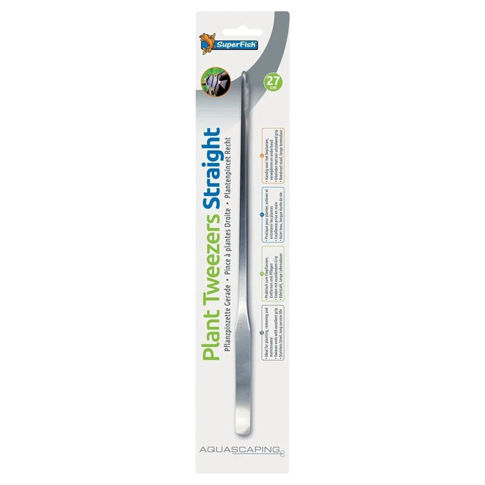 FOUDEBASSIN.COM SF STAINLESS STEEL PLANT TWEEZERS 27 CM STRAIGHT 8715897336645 A4060120