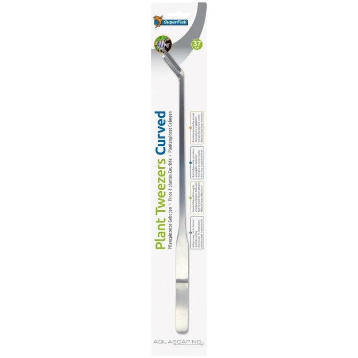 FOUDEBASSIN.COM SF STAINLESS STEEL PLANT TWEEZERS 37 CM CURVED 8715897336676 A4060135