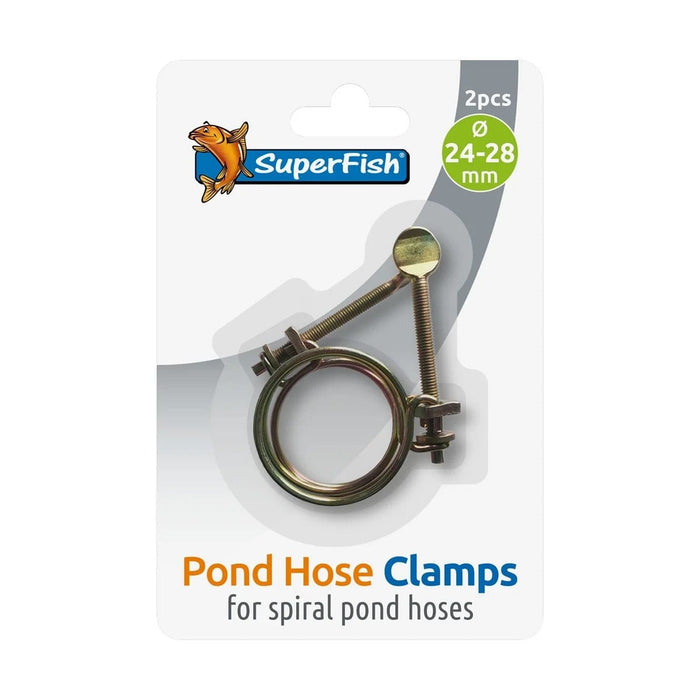 FOUDEBASSIN.COM SPIRAL POND HOSE CLAMP 24-28 MM 2X 8715897165580 08070415