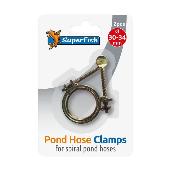 FOUDEBASSIN.COM SPIRAL POND HOSE CLAMP 30-34 MM 2X 8715897165597 08070420