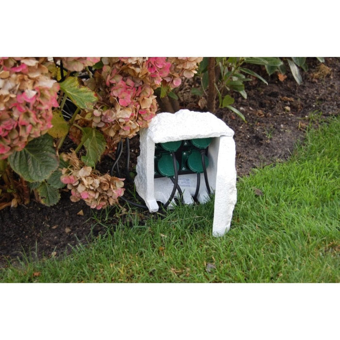 FOUDEBASSIN.COM StoneDecor - boitier électrique décor 4 prises 230 VAC 8711465541060 1354106