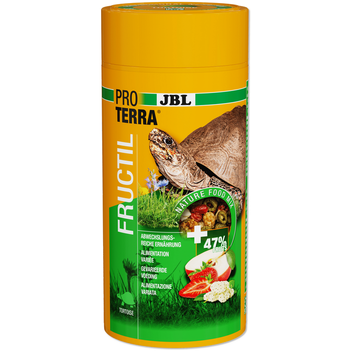 JBL 1000 ml ProTerra JBL Fructil - Aliment de base aux fruits pour une alimentation variée de toutes les tortues terrestres 4014162721129 7211200