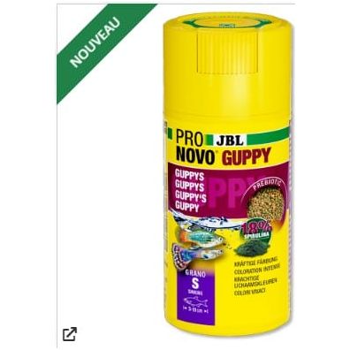 JBL Nourriture pour poissons JBL PRONOVO GUPPY GRANO S 100 ml CLICK 4014162311610 3116100