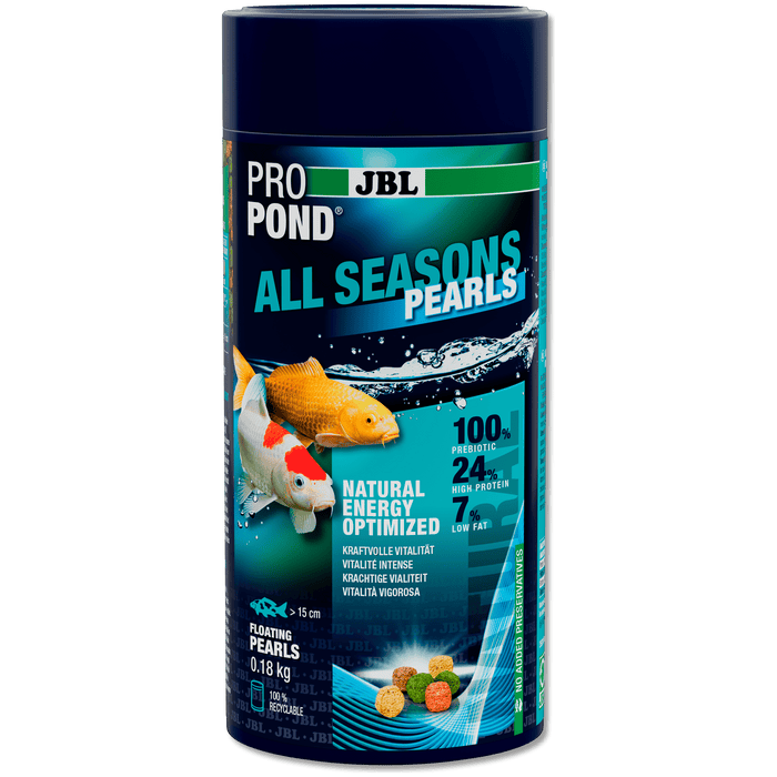 JBL JBL ProPond All Seasons Pearls - 1L/0.18kg - Granulés 4 saisons pour carpes koï et autres poissons de bassin 5011100