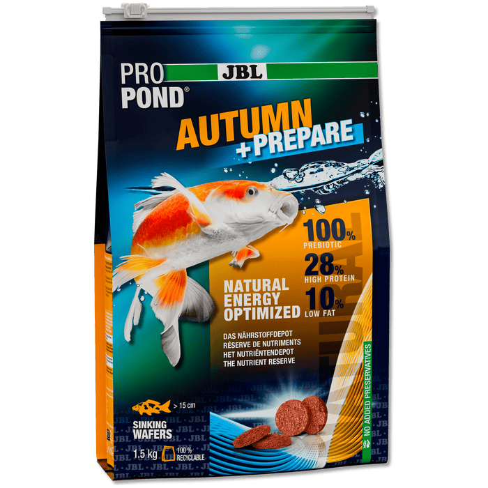 JBL JBL ProPond Autumn+Prepare - 3L/1.5kg - Aliment d’automne pour carpes koïs et autres poissons de bassin 5016200