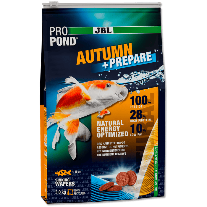 JBL JBL ProPond Autumn+Prepare - 6L/3kg - Aliment d’automne pour carpes koïs et autres poissons de bassin 5016400