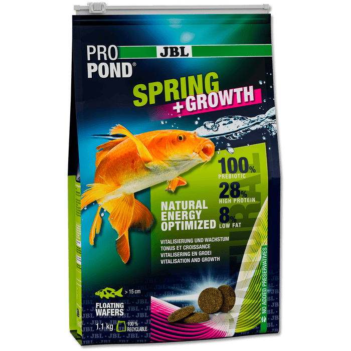JBL JBL ProPond Sping+Growth - 3L/1.1kg - Aliment de printemps pour carpes koï et autres poissons de bassin 5014200