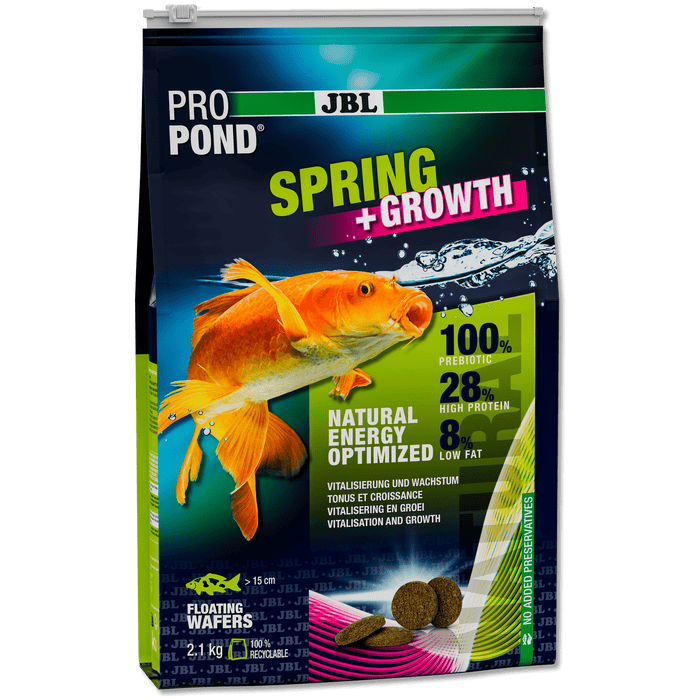 JBL JBL ProPond Sping+Growth - 6L/2.1kg - Aliment de printemps pour carpes koï et autres poissons de bassin 5014400