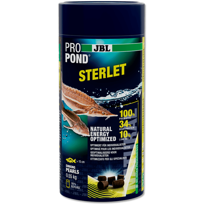 JBL JBL ProPond Sterlet - 1L/0.55kg - Aliments 4 saisons pour esturgeons et sterlets en bassin 5021100