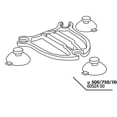 JBL JBL Ventouses pour ProFlow (u) 500/750/1000* 4014162605245 6052400