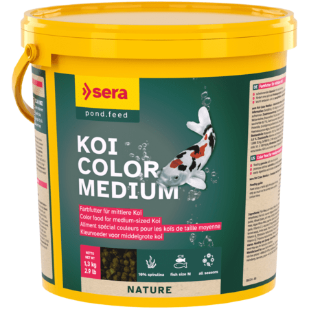Sera Sera Koi Color Medium - 1,3kg - Aliment pour des koïs de 12 à 25 cm aux couleurs éclatantes 4001942070225 7022