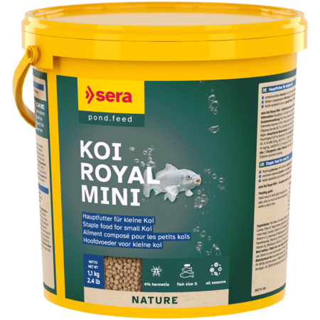 Sera Sera Koi Royal Mini - 1,1kg - Aliment composé pour le développement optimal des koïs jusqu’à 12 cm 4001942071123 7112