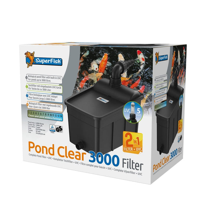 Superfish Filtres pour étang Pond Clear 3000 (solo) 8715897275562 06020200