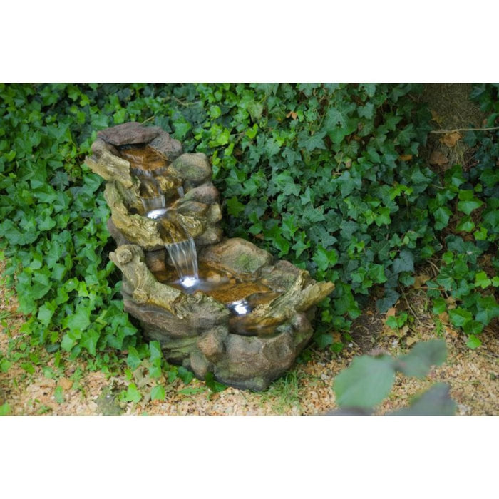 Ubbink Fontaines Aspen vieille souche - Cascade avec LED intégrée - Ubbink 8711465871136 1387113