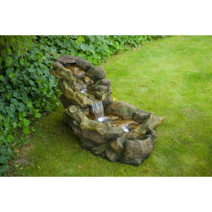 Ubbink Fontaines Aspen vieille souche - Cascade avec LED intégrée - Ubbink 8711465871136 1387113