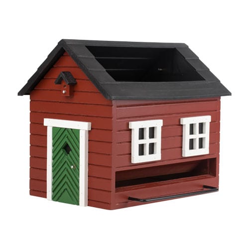 Wildlife Garden Mangeoires pour oiseaux MANGEOIRE AVEC BAIN MAISON ROUGE 7350054762434 WG352