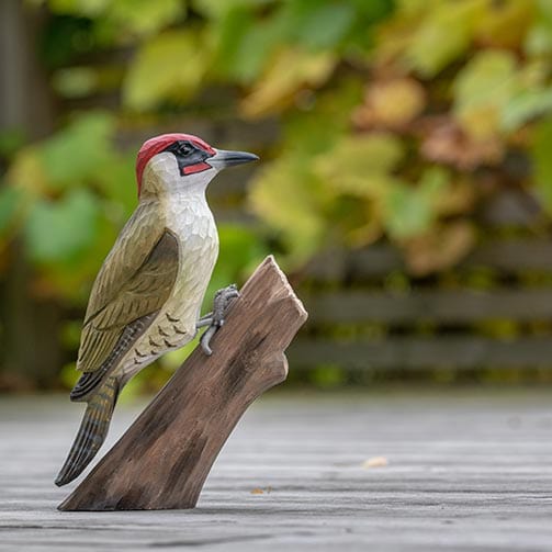 Wildlife Garden Décoration PIC VERT - OISEAU EN BOIS REALISE A LA MAIN 7350054760669 WG452