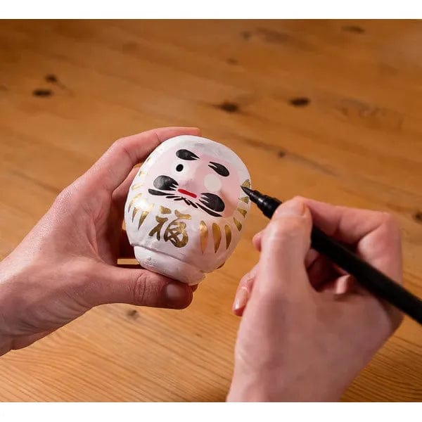 Woodstock Esprit Japonais Daruma Blanc Grand - Fabriqué au Japon - Symbole de Chance et de Réussite (Accomplissement) 8435131211858 KP14